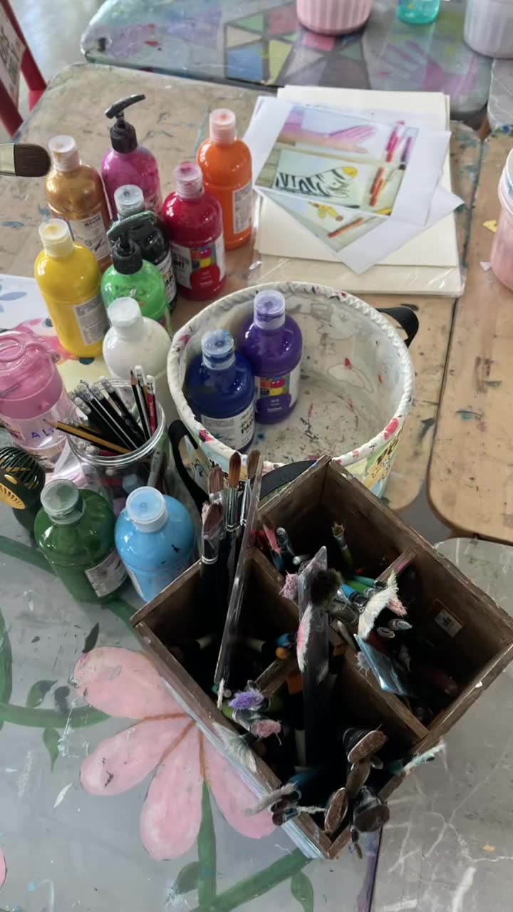 Art class for kids at Katy Dance Studio Phnom Penh