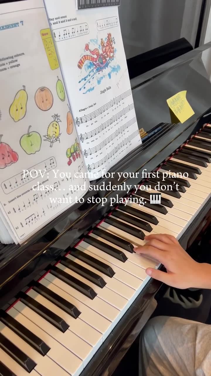 Piano class for kids at Katy Dance Studio Phnom Penh